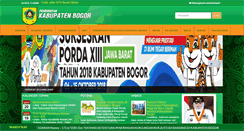 Desktop Screenshot of bogorkab.go.id