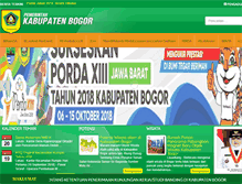 Tablet Screenshot of bogorkab.go.id