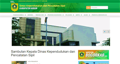 Desktop Screenshot of disdukcapil.bogorkab.go.id